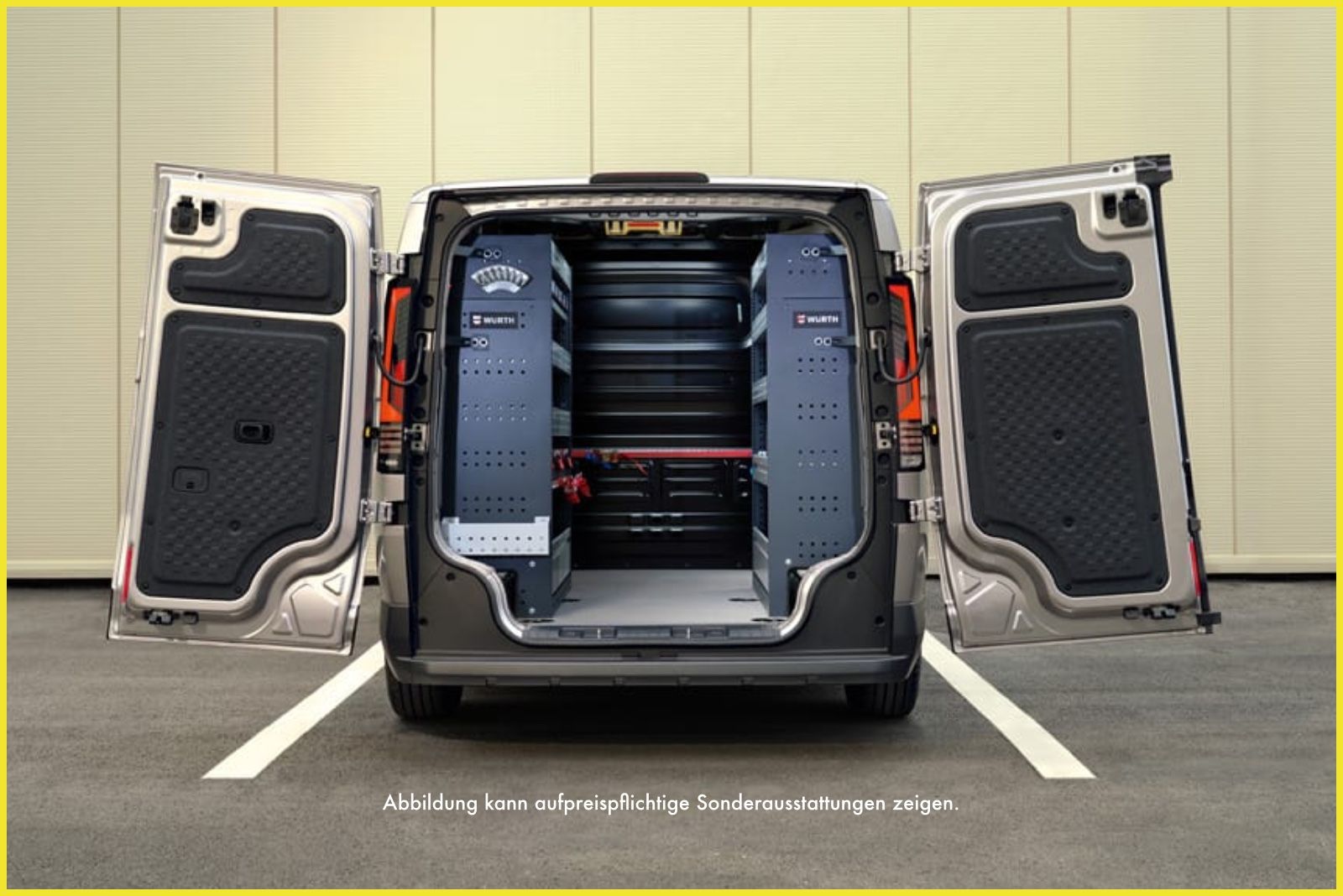 Fahrzeugabbildung Kia PV5 CARGO L2H1 71,2kWH PLUS WÜRTH AUSBAU WP AW